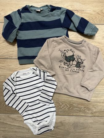 Baby-Set für Jungen Größe 80 neuwertig, Pullover und Body 🦊