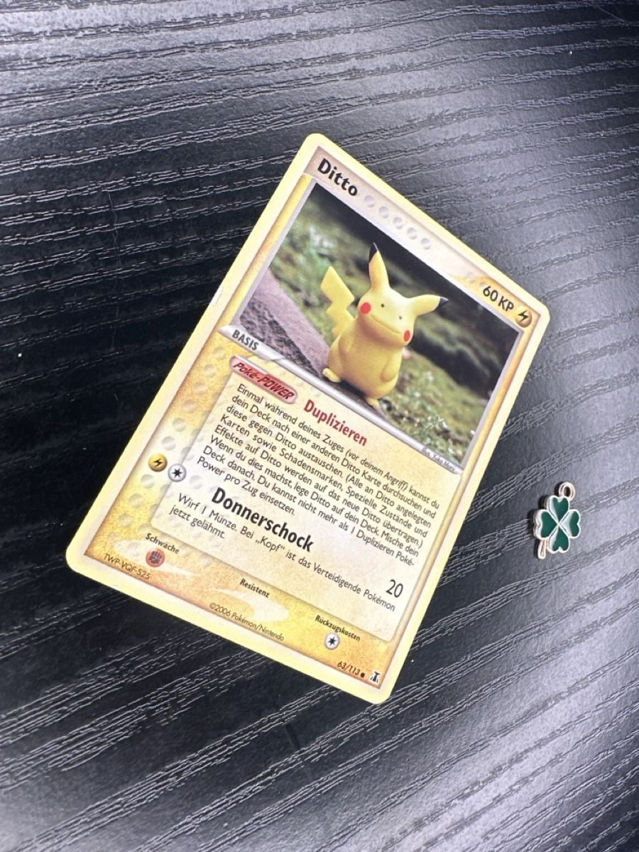Pokémon Carte collezionabili: Pikachu Ditto 63/113 2006 Delta Species – Usato da Uster venduto da Neonschwarz 1