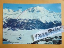 Silvaplana mit Corvatsch Skigebiet