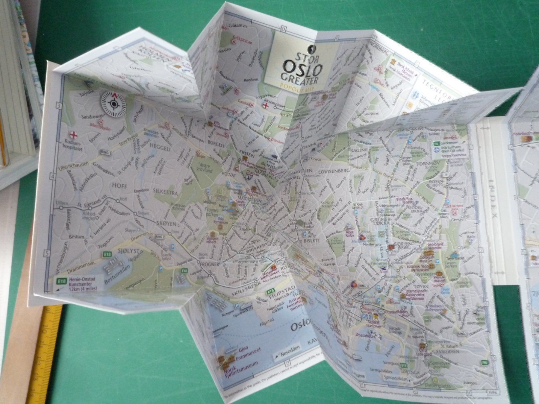 Landkarten & Atlanten: Oslo / Popoutmap / 5 maps – Neu (gemäss Beschreibung) aus Rafz von Sonnenblume305 4