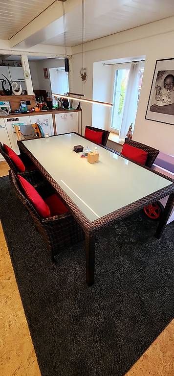 Tavoli: Gartenmöbel Outflexx Original ,Poly-Rattan Tisch – Usato da Fehraltorf venduto da Werkstatt85 3