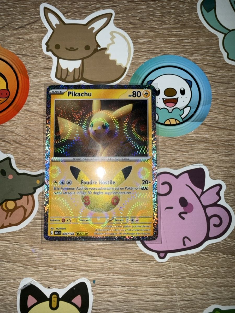 Pokémon Carte collezionabili: Pikachu 27/30 français  – Nuovo (secondo la descrizione) da St-Maurice venduto da Whatty
