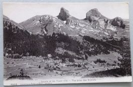 Leysin et les Tours d'Aï - Vue prise des Ecovets