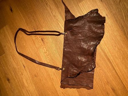Echtledertasche, neuwertig