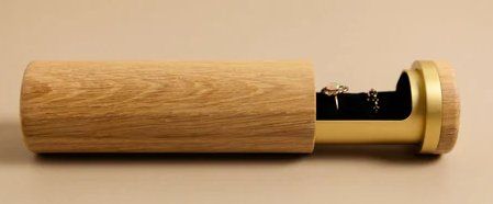 Portagioie: Vonboie Walnuss Gold Schmuckbox – Usato da  venduto da
