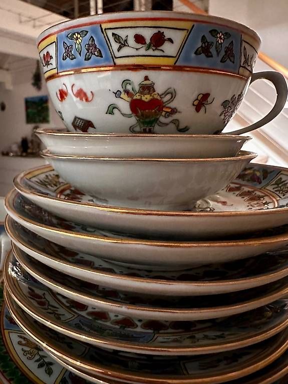 Services de table: Unique Chinese tableware set for 7 Persons – D'occasion à Mettmenstetten par yulianka19 3