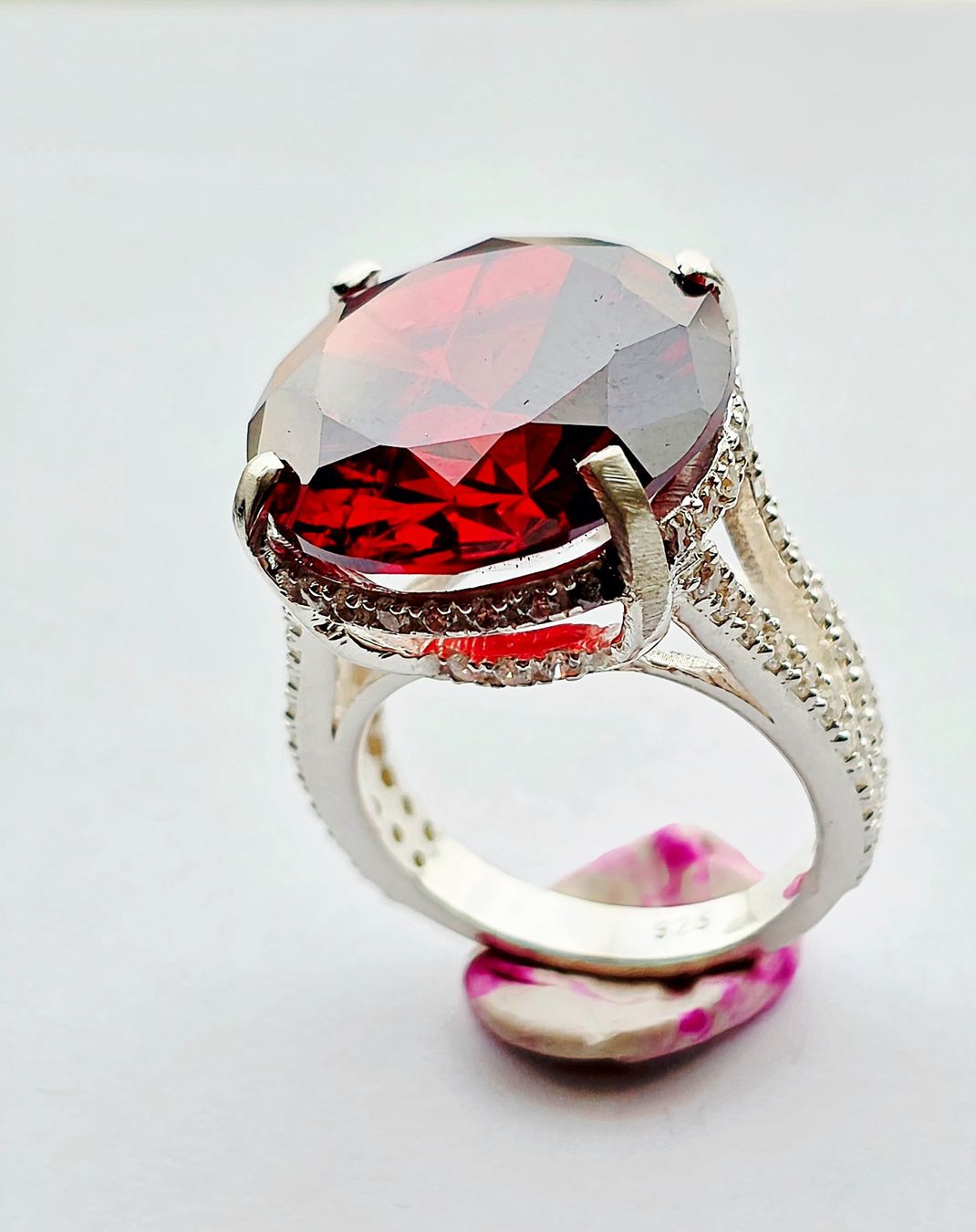 Bagues: Roter Topas Fingerring – Neuf (Voir description) à Zürich par benedikt12 6