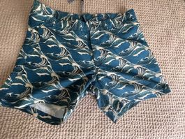 Badeshorts Gr. 32 Wellenmuster, schnelltrocknend, top Zustan