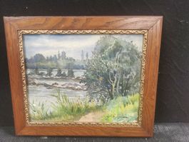MAGNIFIQUE AQUARELLE SIGNÉE
