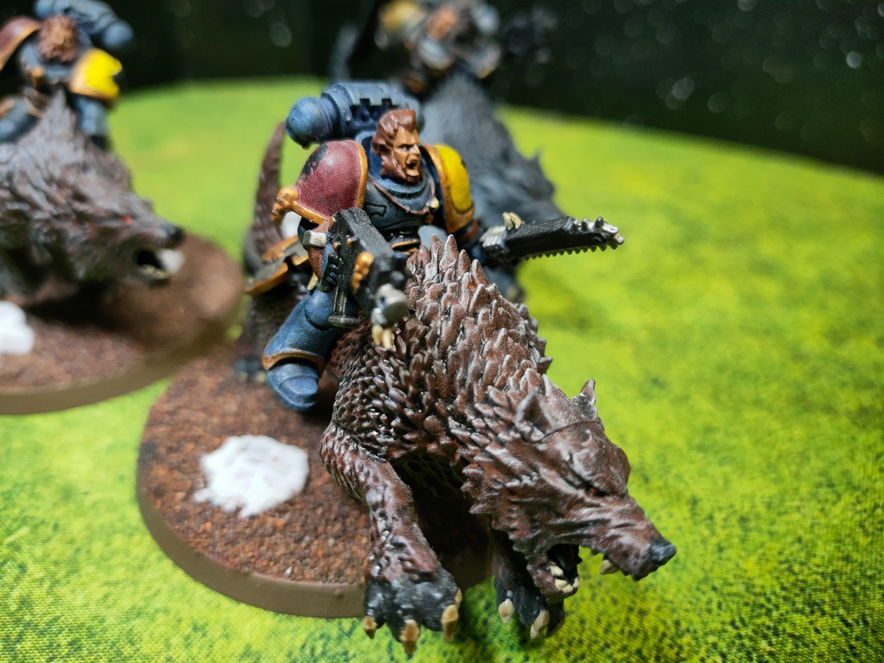 Modellbausätze & Standmodelle: Thunderwulf Cavalry 3er Trupp, Space Wulfes, Warhammer 40k – Gebraucht aus Baden von Araneus 1