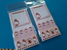 2 Sanrio Hello Kitty Sticky Note sets/(Post-it)New!