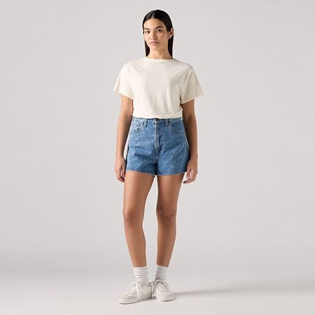 Levis Levi's High Waisted Mom Shorts Jeans Denim Gr. 26