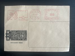 Enveloppe philatélique 1100e anniversaire Saint-Imier