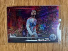 Topps Chrome Stadium Ansu Fati Barcelona Pink