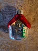 Weihnachtsbaumschmuck süsses Häuschen, Glas,handbemalt