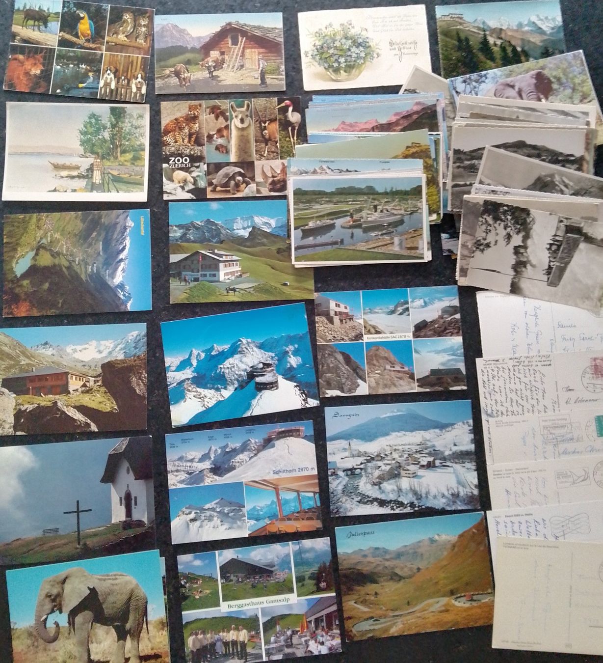 Cartes postales: Ansichtskarten Postkarten Schweiz ca. 405 Stk. 1,720 kg. – D'occasion à Wohlen AG par salamanderspielwaren 4