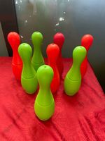 8 Kinder Bowling Kegel Plastik