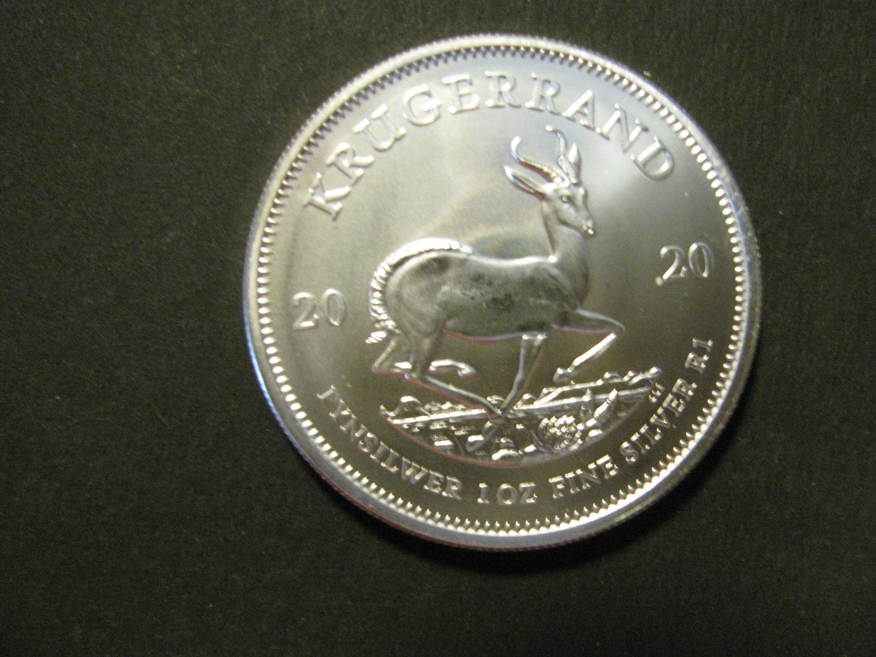 Tutti le monete: Krügerrand 1oz.Silber 2020 – Nuovo (secondo la descrizione) da Biel/Bienne venduto da QBORNES63 1