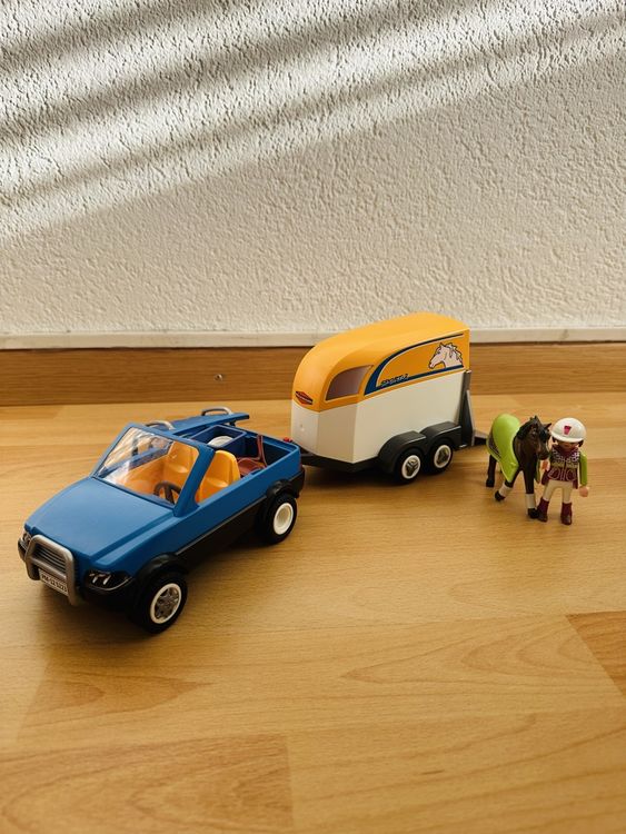 Playmobil Pferdeanhanger Mit Auto