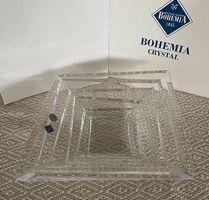 Schale Böhmisches Kristall Glas vintage 