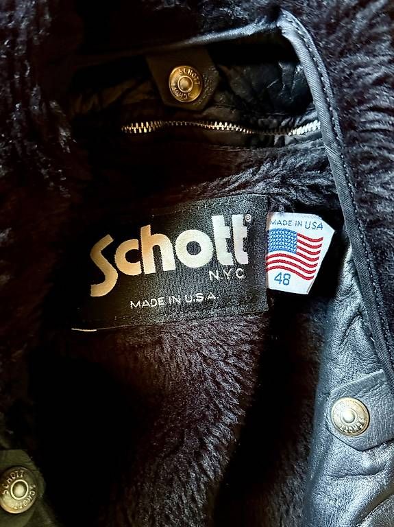 Giacche: Schott vintage Aviator Jacket – Usato da Vevey venduto da Turbobiznis 2