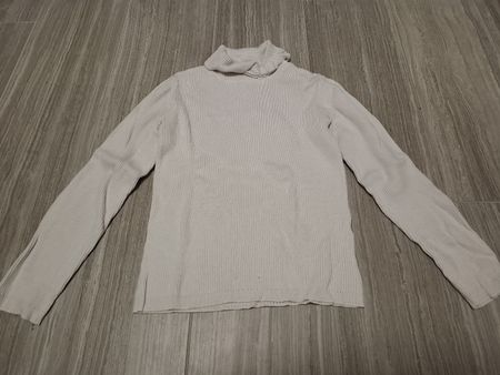 col roulé blanc taille 132