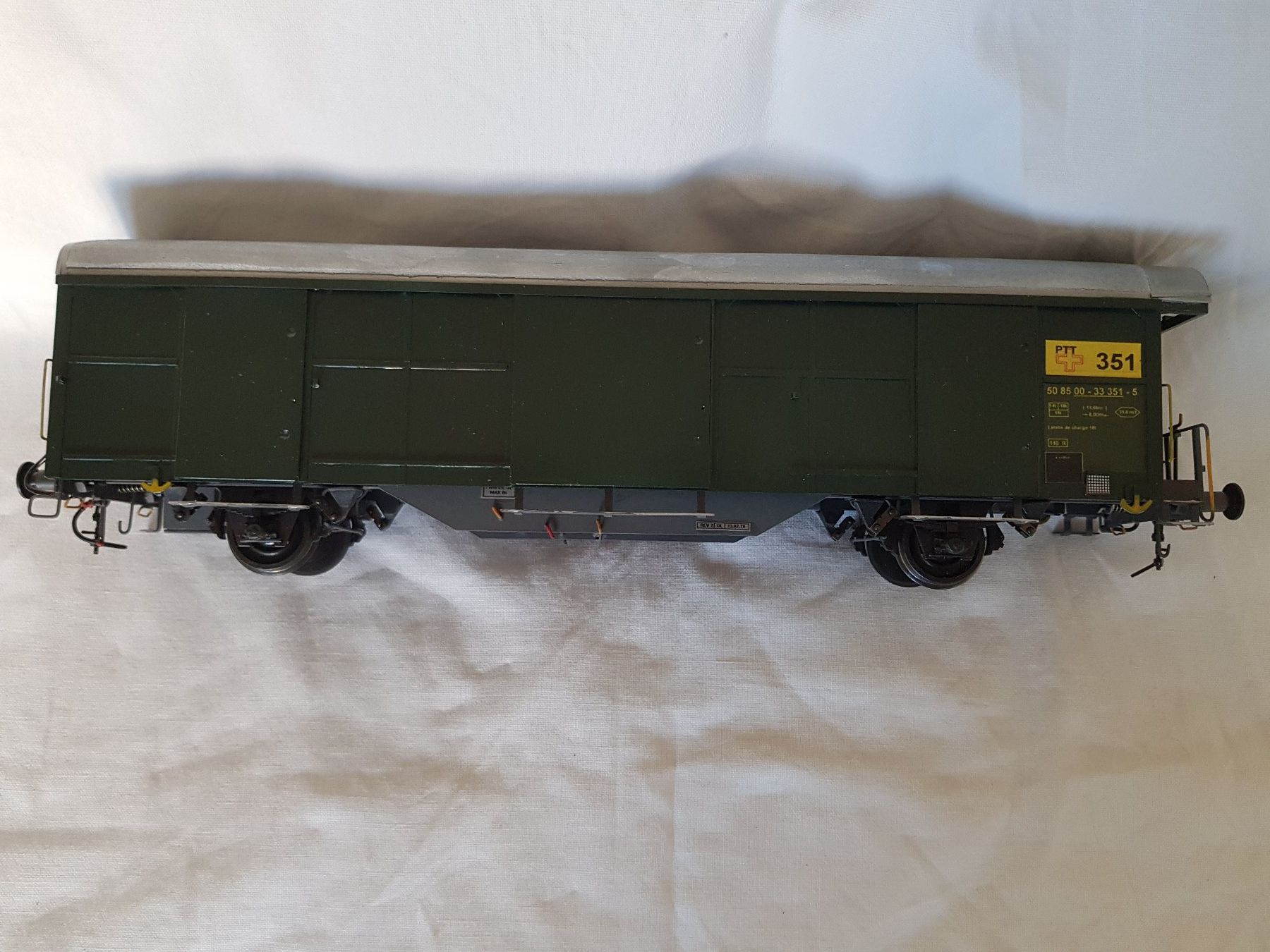 Modellini di ferrovie: Eigenbau Postwagen Z2 351-5 – Usato da Luzern venduto da inca55 1
