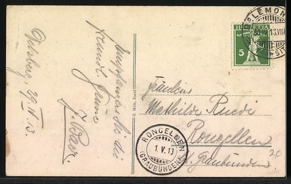 Cartoline postali: AK Delémont, Collége mit Umgebung – Usato da Berlin venduto da bartko-reher 1