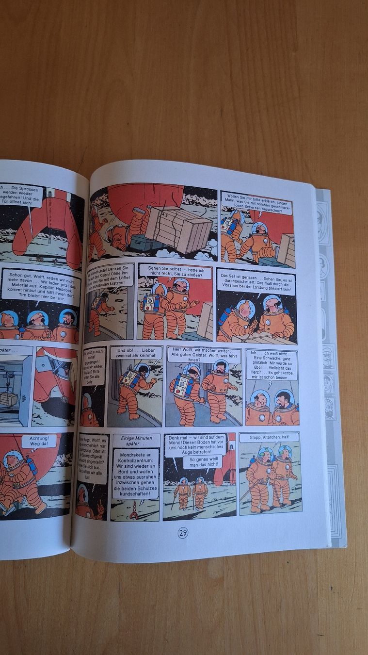 Comics: Tim und Struppi. Schritte auf dem Mond. – Gebraucht aus Bönigen von saft195619 2