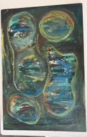 Abstraktes Gemälde "Where the Forest meets the Sea‘