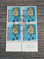 Schweiz Briefmarke Helvetia 60+30 Pro Patria 1994 Viererbloc