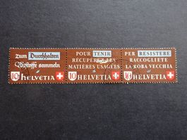 1942 Altstoffe 3er Streifen ET-Voll
