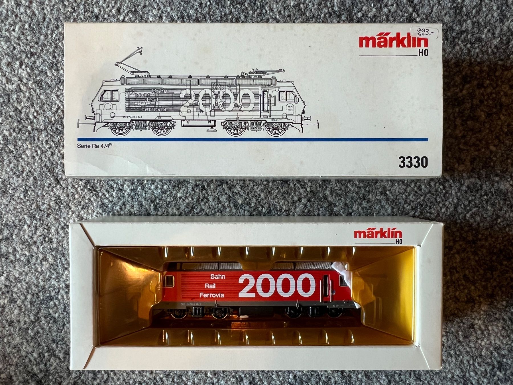 Märklin Modellini di ferrovie: Märklin 3330 Re 4/4 IV SBB Bahn 2000 Digital – Nuovo (secondo la descrizione) da Sion venduto da noe_b5w8