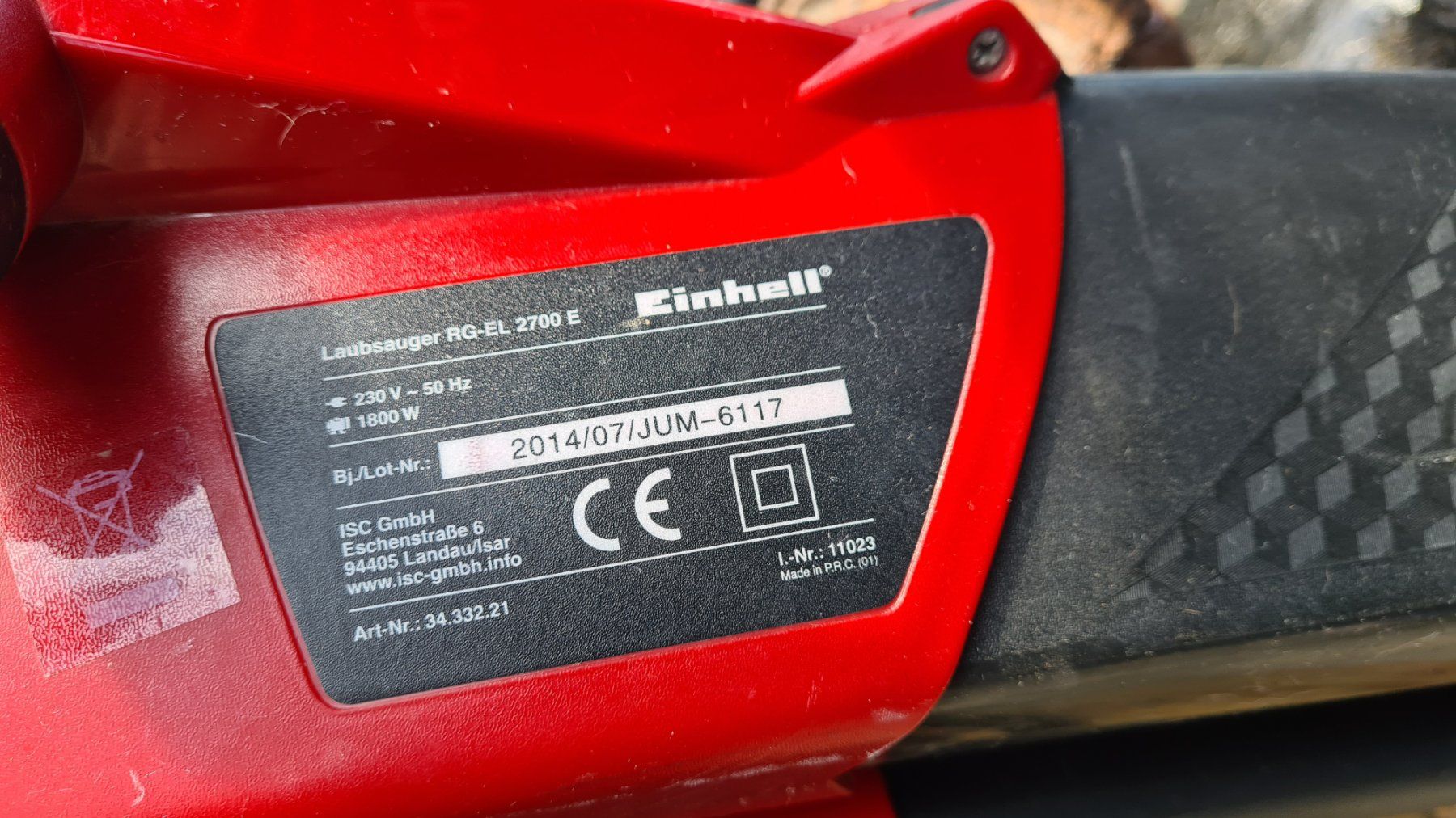 Einhell Laubbläser & Laubsauger: Laubsauger/-bläser Elektro Einhell – Gebraucht aus Au SG von fiat27 2