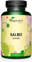 Vegavero Salbei Extrakt 120 Kapseln – MHD 10/2027