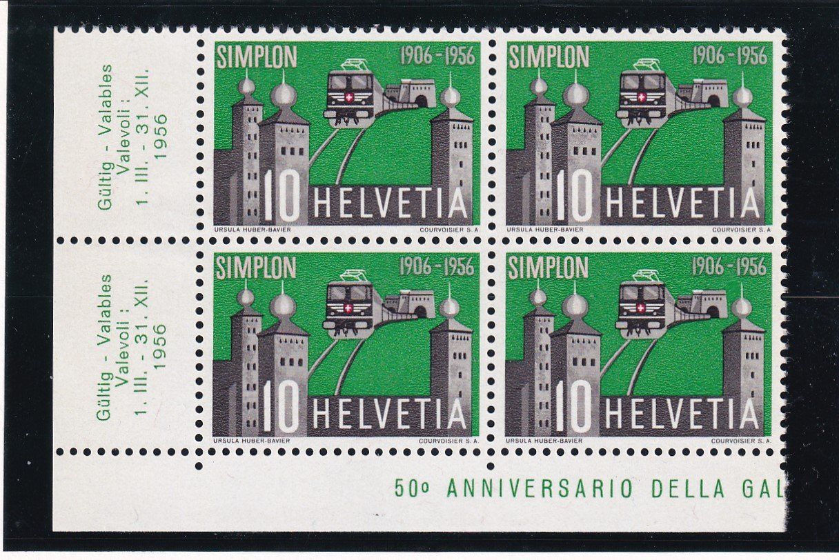 Tous les timbres: 1956 Werbemarken: Nr. 325.3.02, Retouche – Neuf (Voir description) à Birsfelden par chr_yq2g