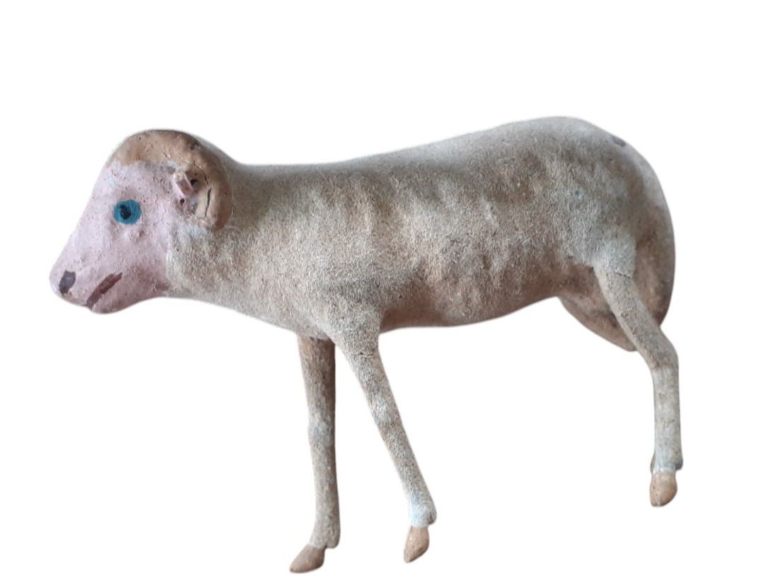 Statuette: Krippenfigur Schaf antik – Usato da Mörschwil venduto da antiksalon 5