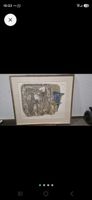 original Lithografie Alois Carigiet und Künstlerprobe