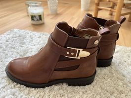Braune Herbst Stiefeletten von XTI, Grösse 37, NEU