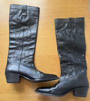 Schwarze Cowboystiefel Gr. 41.