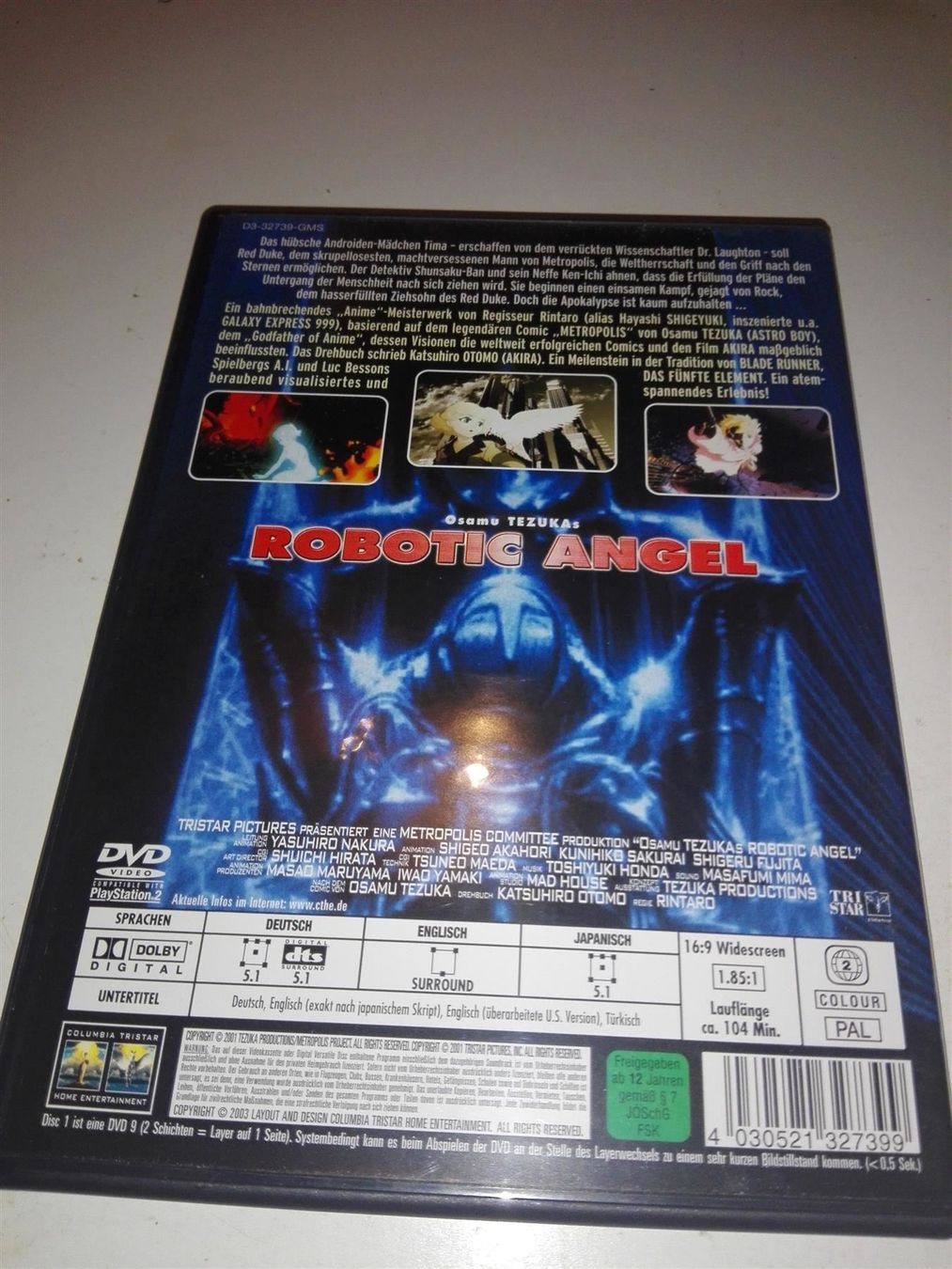 Tutti i DVDs: Robotic Angel                        > Deut - Eng - Jap < – Usato da St. Gallen venduto da elk2020 5
