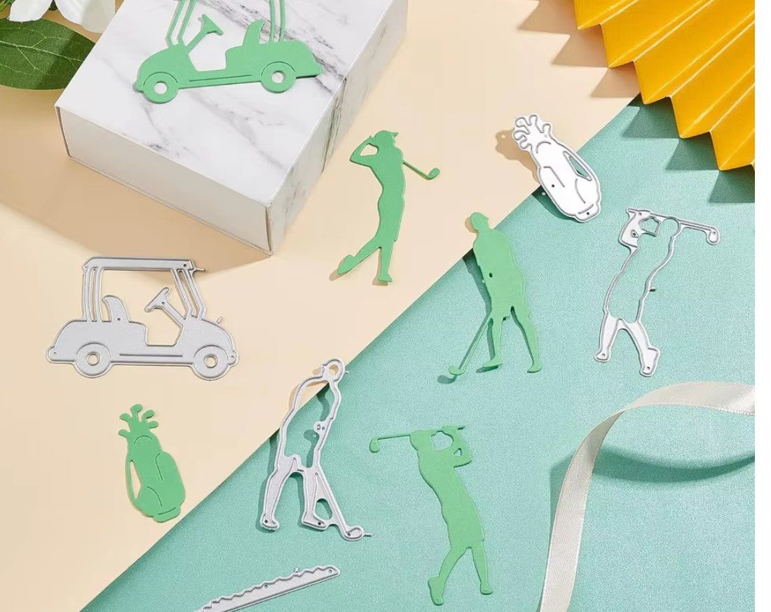 Schablonen: Neues Stanzschablonen-Set Golf – Neu und originalverpackt aus Effretikon von wenuss 5