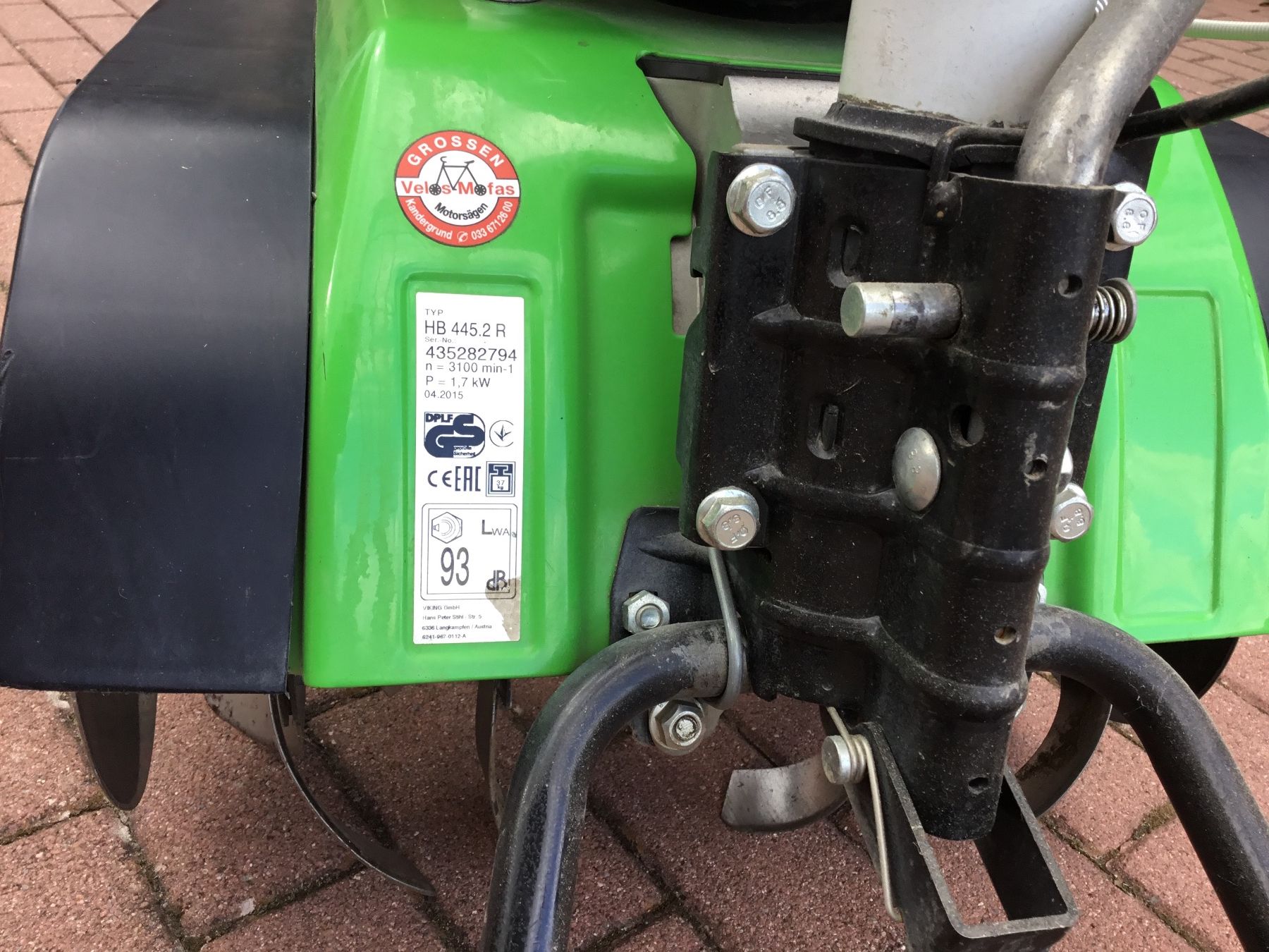 Toutes les machines: Gartenkacke – D'occasion à Oberstocken par Jetsidecars 1