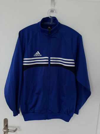 Adidas Vintage Trainingsjacke, Grösse M, Blau - Top Zustand!