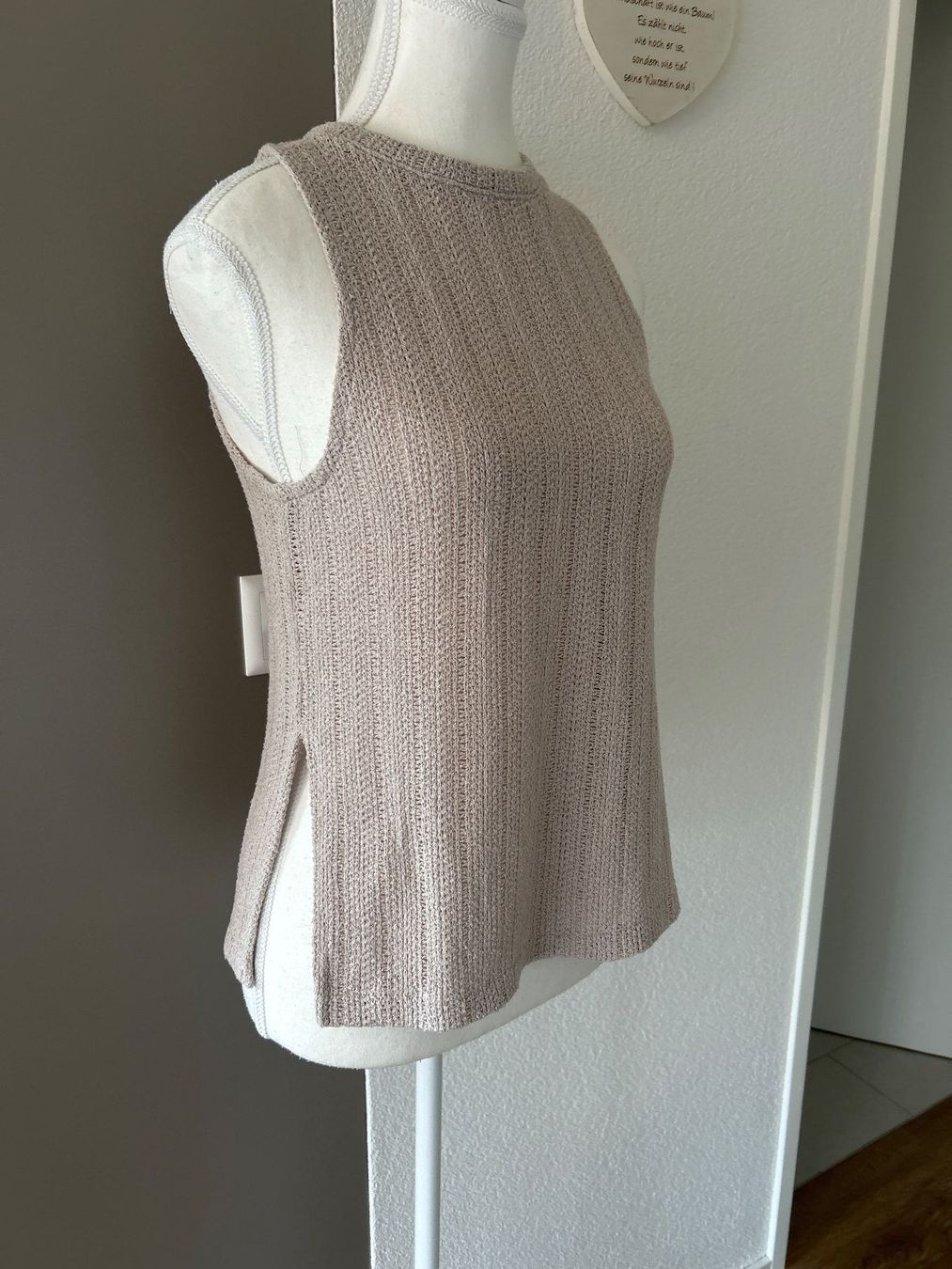 H&M Top: Stricktop beige von H&M Gr. XS – Usato da Brunnen venduto da Nala2929 2