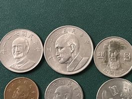 Taiwan und Korea münzen 🪙