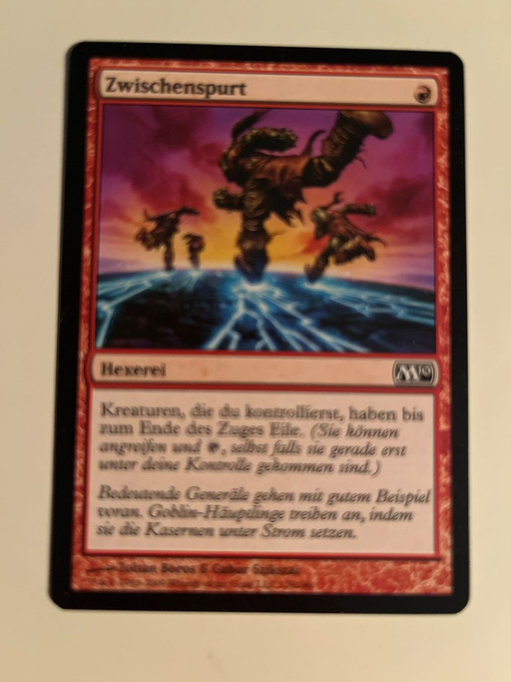Magic The Gathering Carte collezionabili: 1 x Zwischenspurt - Magic: The Gathering - MtG – Usato da Kriens venduto da Shadi1980