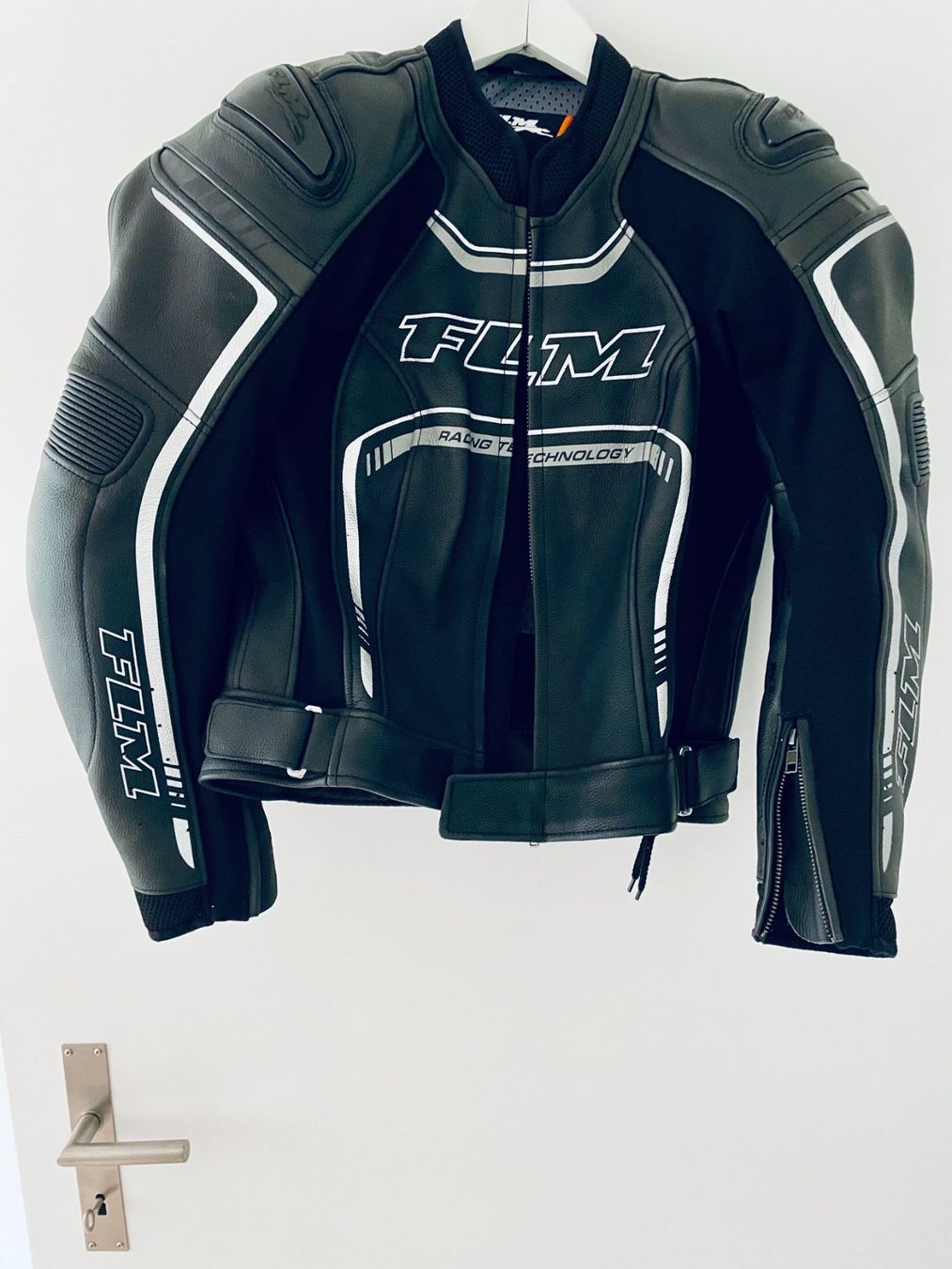 FLM Motorrad Lederkombi Sports Leder-/Textil (Neu (gemäss