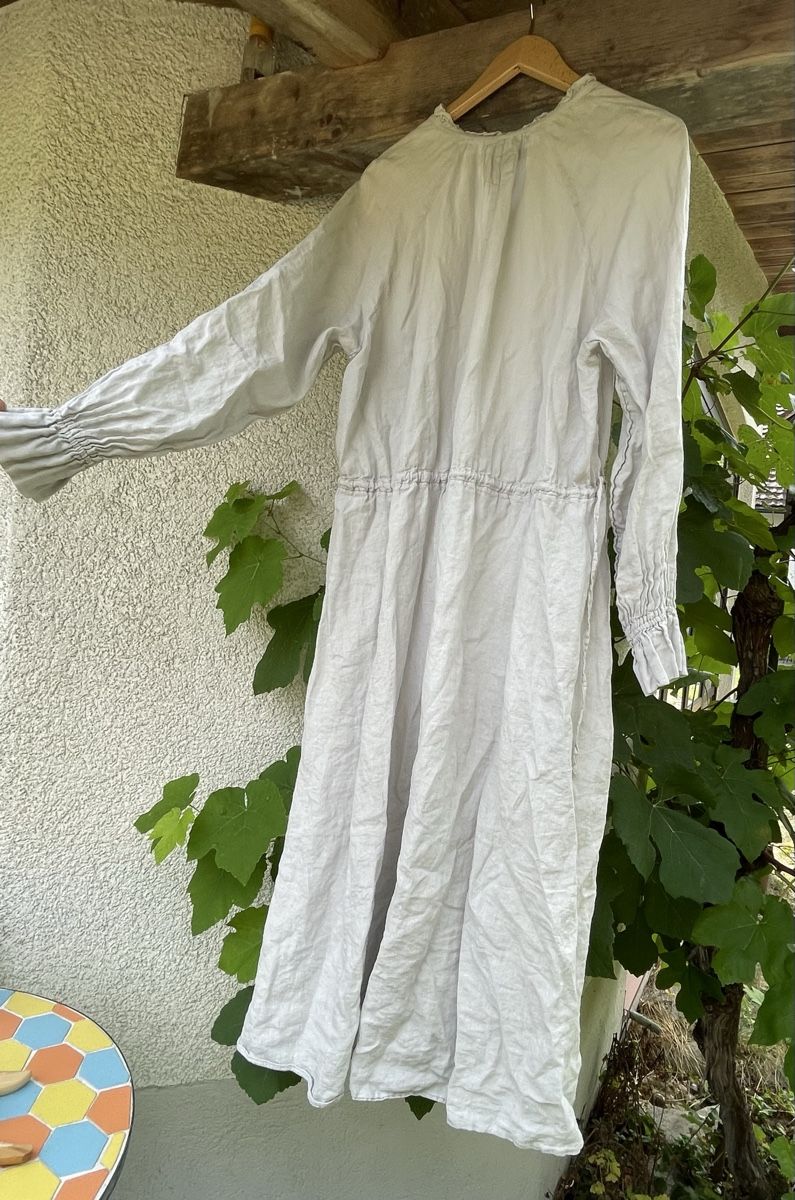 Marc O'Polo Vestiti: ALLES RAUS Leinenkleid Hellgrau – Usato da Kloten venduto da simones.thriftshop 6