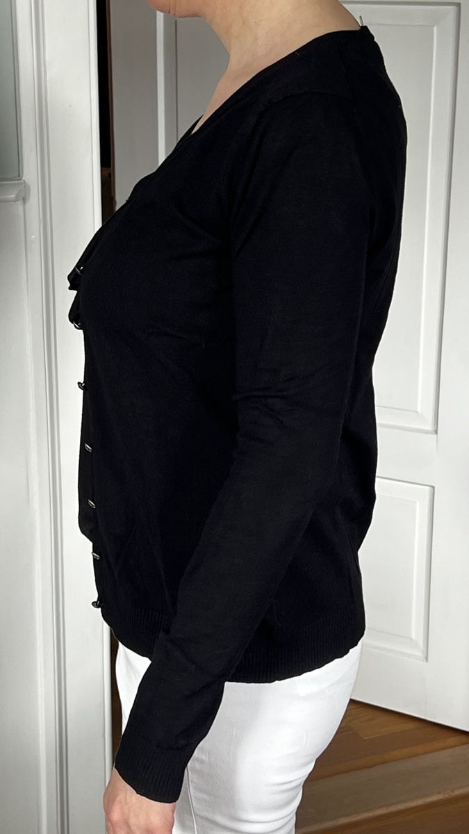 Mango Maglioni & Felpe: Mango Basics Strickjacke, Gr. M, schwarz, neuwertig! – Usato da Schaffhausen venduto da Halu279 1